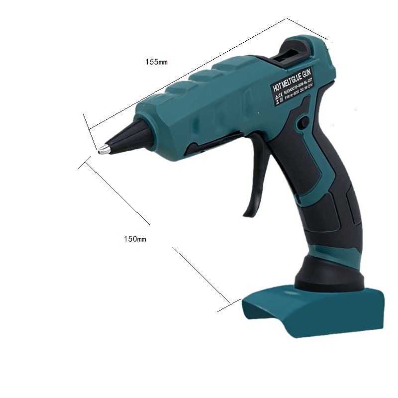 hot melt glue gun with Makita 18V battery socket