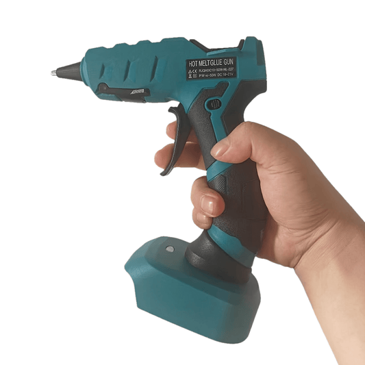 hot melt glue gun with Makita 18V battery socket