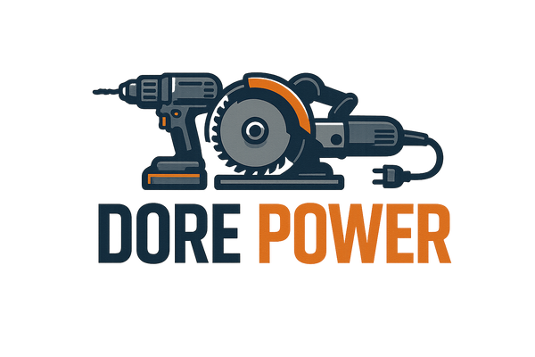 电动工具图标加英文字母DORE POWER