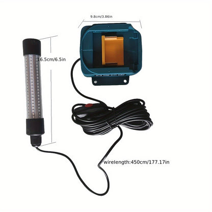 fish lure light collection fish light fishing light with external Makita battery interface